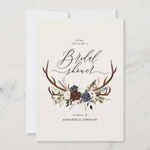 Carte Bois rustique marine bordeaux fleurie douche de na