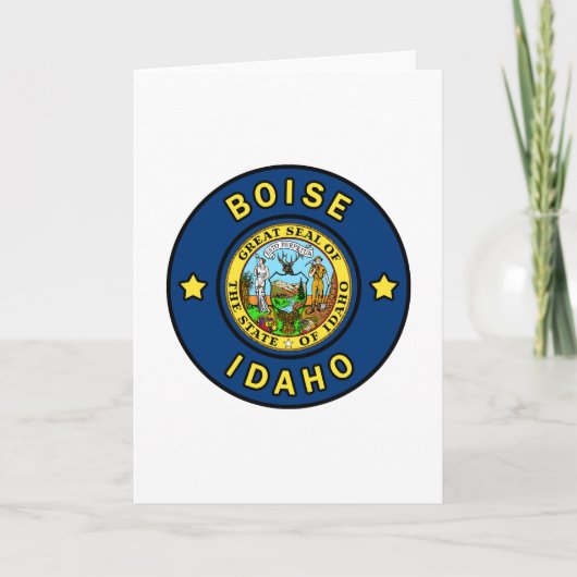 Carte Boise Idaho (Devant)