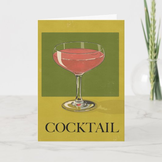 Carte Boisson cocktail (Devant)