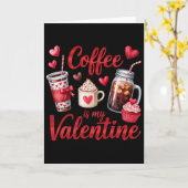 Carte Boisson glacée au cupcake en forme de coeur de la (Fleur jaune)