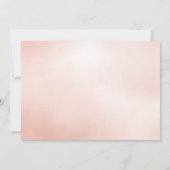 Carte Boissons d'aquarelle brunch et bachelorette mousse (Dos)