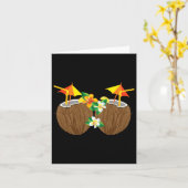 Carte Boissons fraîches à la noix de coco Sein drôle de  (Fleur jaune)