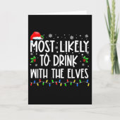 Carte Boit le Plus Probablement Avec Les Elfes Boisson E (Devant)