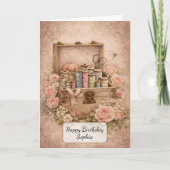 Carte Boîte à couture vintage (Devant)