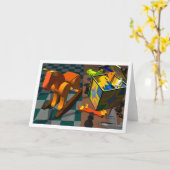 Carte Boîte à jouets (Fleur jaune)