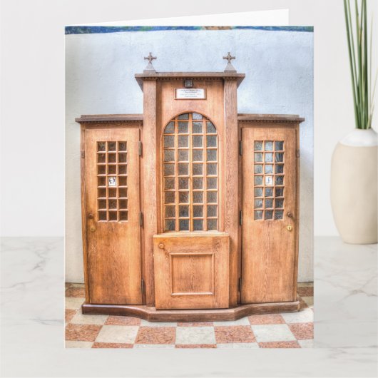 Carte Boîte Confessionnelle Salzbourg (Devant)