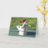 CARTE BOÎTE D'ARROSAGE (Fleur jaune)