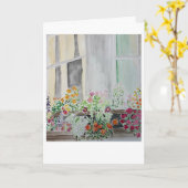 Carte Boîte de fenêtre (Fleur jaune)