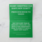 Carte Boîte de musique de Noël closeuse Salutation (Intérieur)