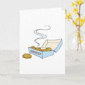 Carte boîte de nuggets de poulet (Fleur jaune)