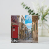 Carte Boîte vintage rouge à Malte (Debout devant)