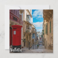 Boîte vintage rouge à Malte