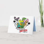 Carte Boîtes de dessin colorées (Dos)