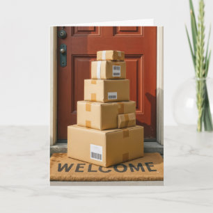 Carte Boîtes En Carton Pour Obtenir Un Humour Anniversai