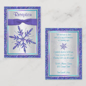 Carte Boîtier à flocon de neige violet, Parties sc (Devant / Derrière)