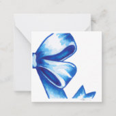 Carte Boîtier Blue Watercolor (Devant)