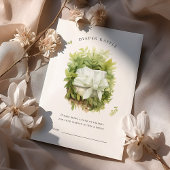 Carte Boîtier de Baby shower vert de rabat