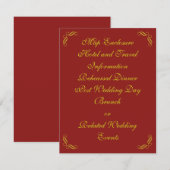 Carte Boîtier de conte de fées d'or (Devant / Derrière)