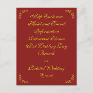 Carte Boîtier de conte de fées d'or