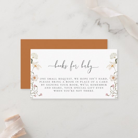 Carte Boîtier de demande de réservation de fleur s (Devant/Arrière en situation)