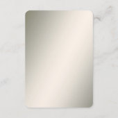 Carte Boîtier de détails Floral Feuille Golden Wav (Dos)