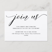 Carte Boîtier De Réception De Mariage Rustique Kra (Devant)