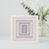 Carte Boîtier En Lavande Grise De Chalk Conception géomé (Debout devant)