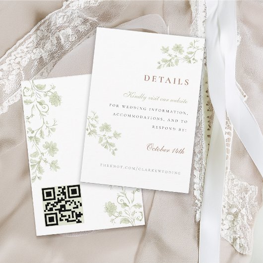 Carte Boîtier Floral Spring Chinoiserie