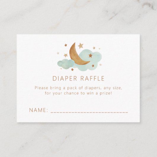 Carte Boîtier Moon and Stars Book Request/Raffle (Dos)