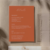 Carte Boîtier Rustique Mariage Automne