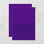 Carte Boîtier Violet Fractionné - Solide, Bruit (Devant / Derrière)