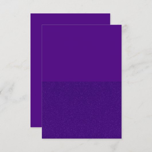 Carte Boîtier Violet Fractionné - Solide, Bruit (Devant / Derrière)