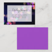 Carte Bokeh Fête des mariées (Devant / Derrière)