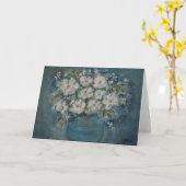 Carte bol à fleurs (Fleur jaune)