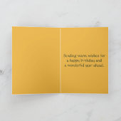 Carte Bol de fruits d'anniversaire en art populaire modi (Intérieur)