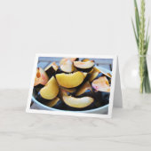 Carte Bol de fruits de prune tranchés (Devant)