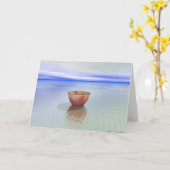 Carte Bol et eau (Fleur jaune)