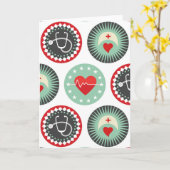 Carte Bold Nurse Pattern (Fleur jaune)