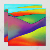 Carte Bold Rainbow Hills (Devant / Derrière)