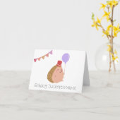 Carte Boldog születésnapot (Fleur jaune)