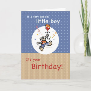 Carte Bolos Ours Teddy Anniversaire