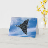 Carte Bombardier Vulcain en vol (Fleur jaune)