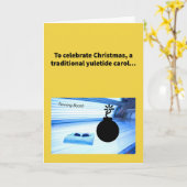 Carte Bombe de O Tannin' - Noël (Fleur jaune)