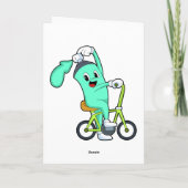 Carte Bombe de peinture avec Bicyclette (Dos)