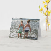 Carte Bon ami (Fleur jaune)