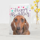 Carte Bon Anniversaire (Fleur jaune)