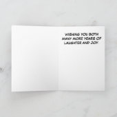 Carte Bon Anniversaire Crazy Couple (Intérieur)