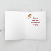 Carte Bon Anniversaire Oiseau Oiseau Oiseau Oiseau Amate (Intérieur)