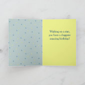 Carte Bon anniversaire Pug (Intérieur)
