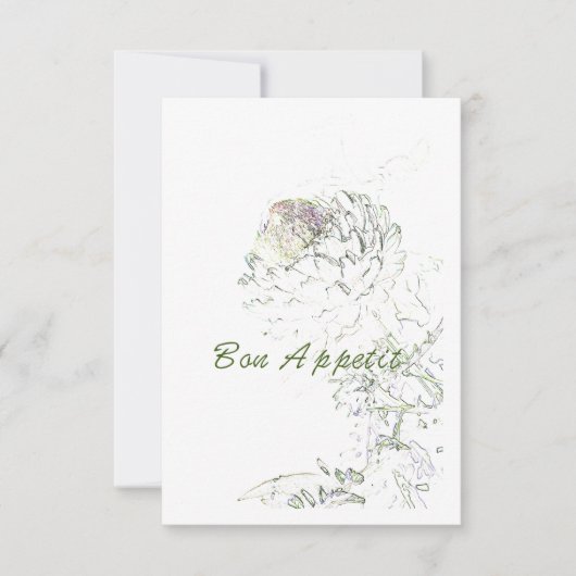 Carte Bon Appetit Artichoke (Devant)